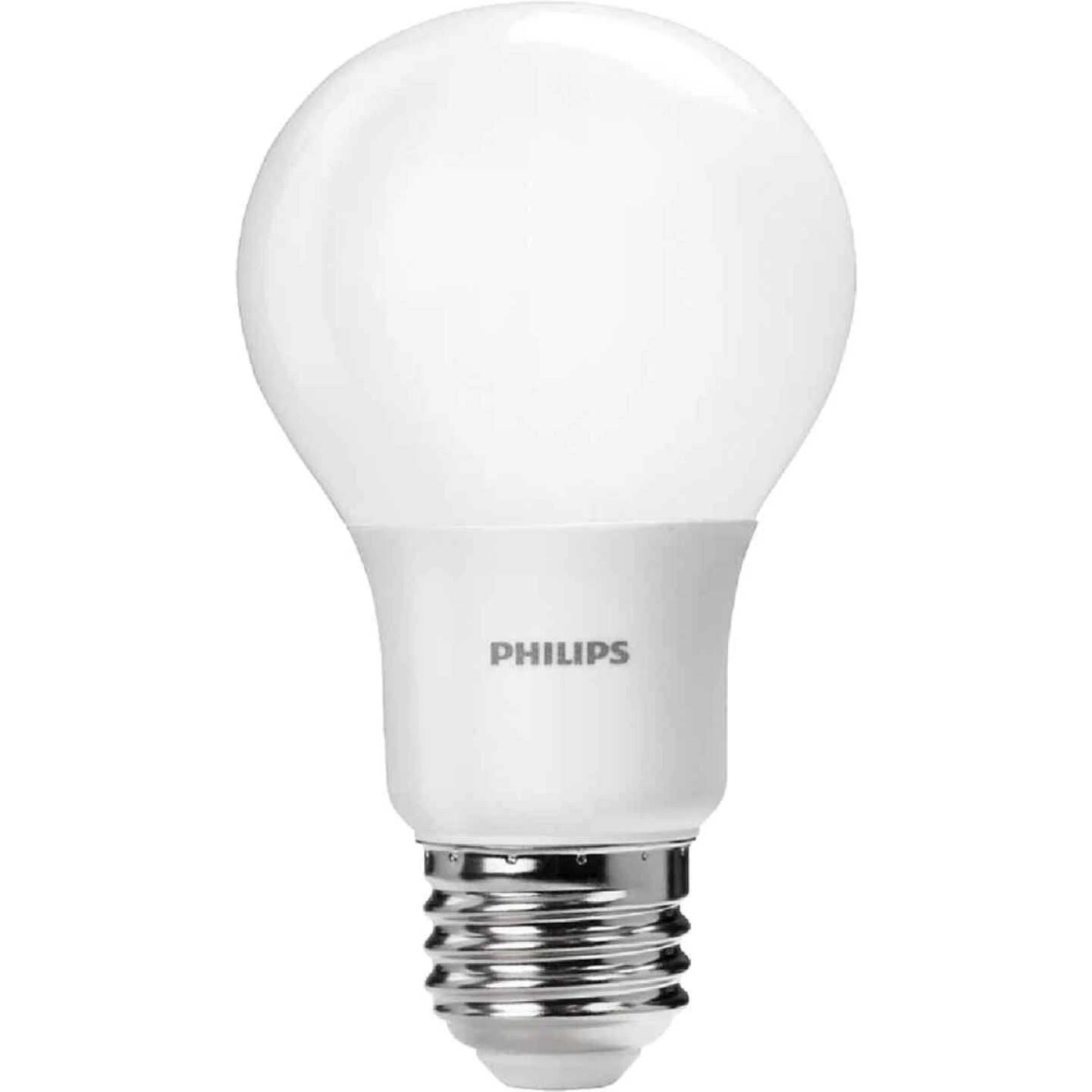 Philips 60W Equivalent Daylight A19 Medium LED Light Bulb (4-Pack) 3 Philips 60W Equivalent Daylight A19 Medium LED Light Bulb (4-Pack)