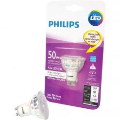 Philips 50W Equivalent Bright White MR16 GU10 LED Spotlight Light Bulb