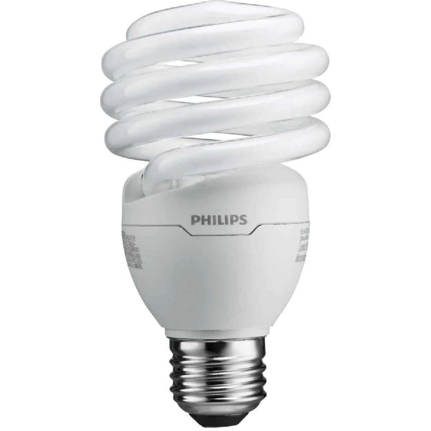 Philips Energy Saver 100W Equivalent Daylight Medium Base T2 Spiral CFL Light Bulb (4-Pack) 3 Philips Energy Saver 100W Equivalent Daylight Medium Base T2 Spiral CFL Light Bulb (4-Pack)