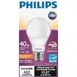 Philips Warm Glow 40W Equivalent Soft White A19 Medium Dimmable LED Light Bulb 6 Philips Warm Glow 40W Equivalent Soft White A19 Medium Dimmable LED Light Bulb -Philips Sales 2024 ItemImage 501711 q5w7x8 9nsurs dqrbyc