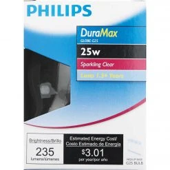 Philips DuraMax 25W Clear Medium G25 Incandescent Globe Light Bulb 6 Philips DuraMax 25W Clear Medium G25 Incandescent Globe Light Bulb -Philips Sales 2024 ItemImage 501855 q5w843 foctv4 bw5ivz
