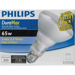 Philips DuraMax 65W Frosted Medium Base BR30 Incandescent Floodlight Light Bulb (2-Pack) 6 Philips DuraMax 65W Frosted Medium Base BR30 Incandescent Floodlight Light Bulb (2-Pack) -Philips Sales 2024 ItemImage 501856 q5w846 38ncp4 32maa4