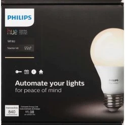 Philips Hue 2-Bulb 60W Equivalent Soft White A19 Medium Dimmable LED Light Bulb Starter Kit -Philips Sales 2024 ItemImage 502070 q5w8ae d4hwhc 6amfkt
