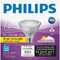 Philips 75W Equivalent Bright White PAR30 Short Neck Medium LED Floodlight Light Bulb -Philips Sales 2024 ItemImage 502522 q5w8qi 1br77c 8r3vh0