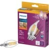 Philips Warm Glow 75W Equivalent Soft White BA11 Candelabra Dimmable LED Light Bulb (3-Pack) -Philips Sales 2024 ItemImage 504848 q5w9e3 er1lso 32prck