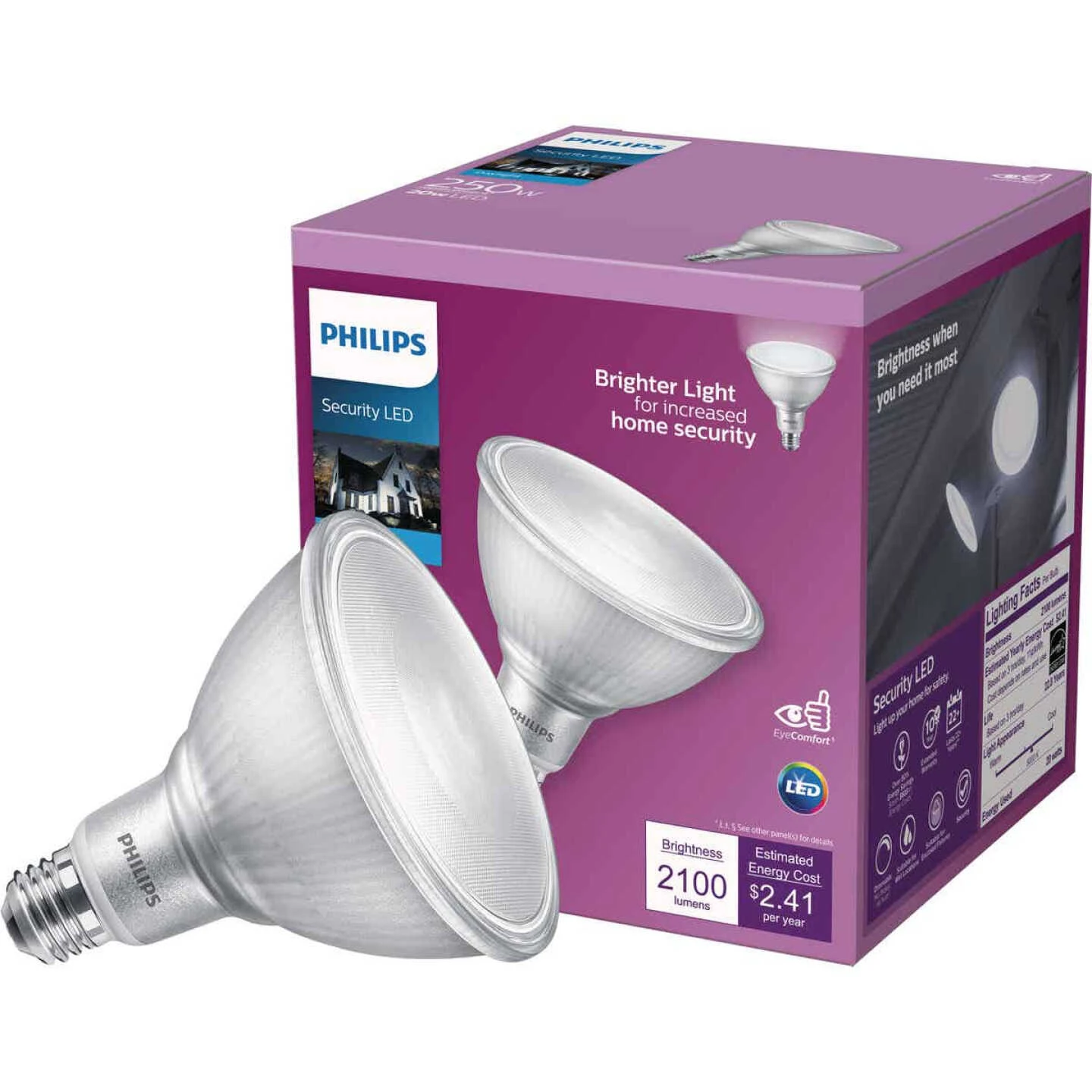 Philips 250W Equivalent Daylight PAR38 Medium Indoor/Outdoor LED Floodlight Light Bulb 3 Philips 250W Equivalent Daylight PAR38 Medium Indoor/Outdoor LED Floodlight Light Bulb