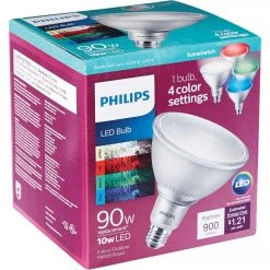 Philips SceneSwitch Indoor/Outdoor 90W Equivalent Bright White PAR38 Medium LED Floodlight Light Bulb -Philips Sales 2024 ItemImage 511543 q5wa7q 7jzilk axzncw