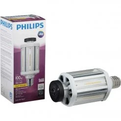 Philips TrueForce 100W HID Equivalent Clear Corn Cob Mogul Base LED High-Intensity Light Bulb