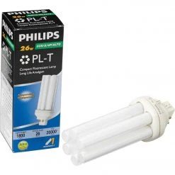 Philips 100W Equivalent Cool White GX24Q-3 Base PL-T CFL Light Bulb