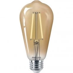 Philips Vintage 40W Equivalent Amber ST19 Medium LED Decorative Light Bulb (4-Pack) -Philips Sales 2024 ItemImage 516832 998p78pr8xxx43w8b7vx9j9