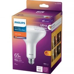 Philips Warm Glow Ultra Definition 65W Equivalent Soft White BR40 Medium Dimmable LED Floodlight Light Bulb -Philips Sales 2024 ItemImage 520341 64bnp8cbnrwrf8cpb75g7rkh