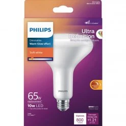 Philips Warm Glow Ultra Definition 65W Equivalent Soft White BR40 Medium Dimmable LED Floodlight Light Bulb -Philips Sales 2024 ItemImage 520341 7n3s5p5q4mmrtq6ccw6wfxbh