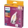 Philips Warm Glow 40W Equivalent Soft White BA11 Medium Decorative LED Light Bulb (3-Pack) -Philips Sales 2024 ItemImage 521274 q5wbfo 56z9m8 699pie