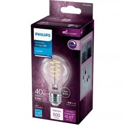 Philips EyeComfort 40W Equivalent Soft White A19 Medium LED Light Bulb