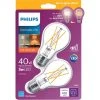 Philips Warm Glow 40W Equivalent Soft White A19 Medium Dimmable LED Light Bulb (2-Pack) -Philips Sales 2024 ItemImage 530493 q5wcba dh4zyw 72otg4
