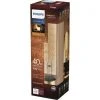 Philips Vintage Edison 40W Equivalent Amber T20 Medium LED Decorative Light Bulb -Philips Sales 2024 ItemImage 530940 q5wcc8 c5reqg ft9w7g
