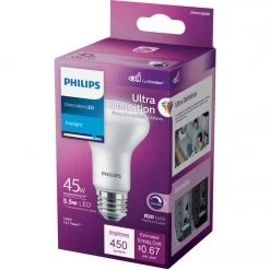 Philips Ultra Definition 45W Equivalent Daylight R20 Medium Dimmable LED Floodlight Light Bulb -Philips Sales 2024 ItemImage 531880 n58cpj695mxj48gbx744s7qp