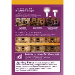 Philips Warm Glow 100W Equivalent Soft White BR30 Medium Dimmable LED Floodlight Light Bulb 7 Philips Warm Glow 100W Equivalent Soft White BR30 Medium Dimmable LED Floodlight Light Bulb -Philips Sales 2024 ItemImage 532775 q5jwaz e9ichk 9m1q4z