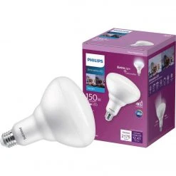 Philips 150W Equivalent Daylight BR40 Medium Dimmable LED Floodlight Light Bulb