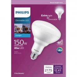 Philips 150W Equivalent Daylight BR40 Medium Dimmable LED Floodlight Light Bulb -Philips Sales 2024 ItemImage 534705 q5jwaz e9ichk 9zap0c