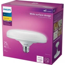 Philips 75W Equivalent Bright White Wide Surface Medium LED Floodlight Light Bulb -Philips Sales 2024 ItemImage 539051 kv4kfmvqkqc3wxhhqwfsrj9