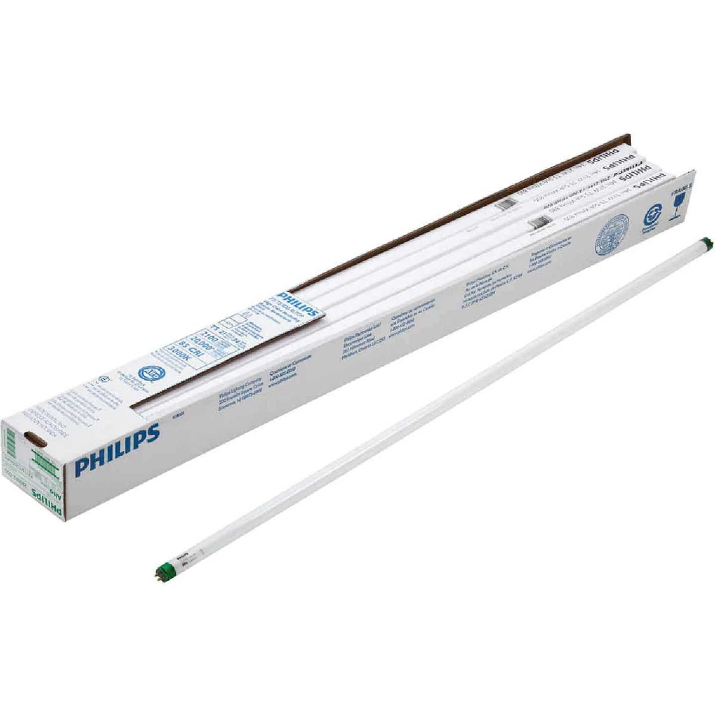 Philips 21W 34 In. Bright White T5 Miniature Bi-Pin Fluorescent Tube Light Bulb 3 Philips 21W 34 In. Bright White T5 Miniature Bi-Pin Fluorescent Tube Light Bulb