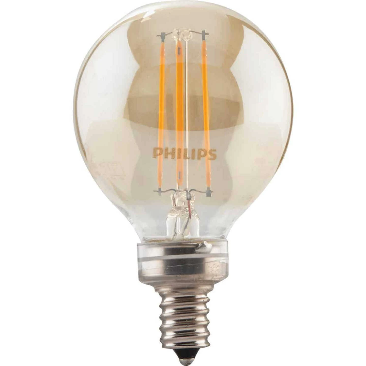 Philips Vintage Edison 40W Equivalent Soft White G16.5 Candelabra Dimmable LED Decorative Light Bulb 5 Philips Vintage Edison 40W Equivalent Soft White G16.5 Candelabra Dimmable LED Decorative Light Bulb - Image 3