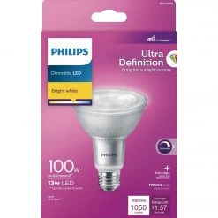 Philips Ultra Definition 100W Equivalent Bright White PAR30L Medium Dimmable LED Floodlight Light Bulb 8 Philips Ultra Definition 100W Equivalent Bright White PAR30L Medium Dimmable LED Floodlight Light Bulb -Philips Sales 2024 ItemImage 542304 58sq3zxjc2nj5ph7knkgsw