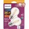 Philips Warm Glow 60W Equivalent Soft White G16.5 Medium Dimmable LED Decorative Light Bulb (2-Pack) -Philips Sales 2024 ItemImage 557416 q5wdki bh3qps gfyhkw
