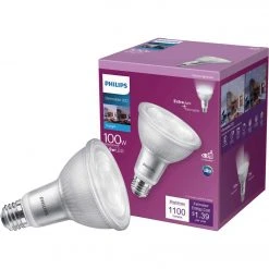 Philips 100W Equivalent Daylight PAR30L Medium Dimmable LED Floodlight Bulb