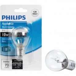 Philips 10W Clear Intermediate Base S11 Incandescent Exit Sign Light Bulb