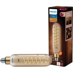Philips 40W Equivalent Amber T20 Medium LED Decorative Light Bulb
